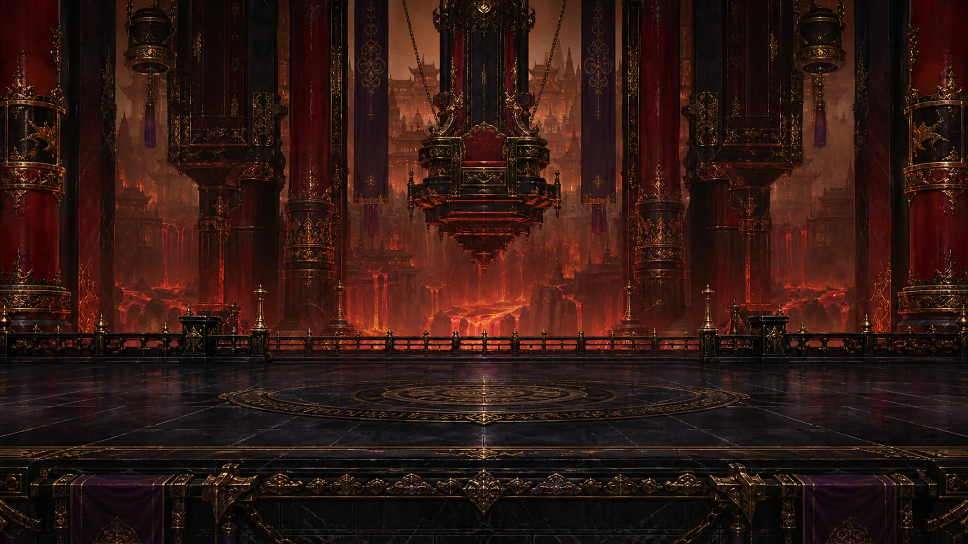 Ember Court game environment