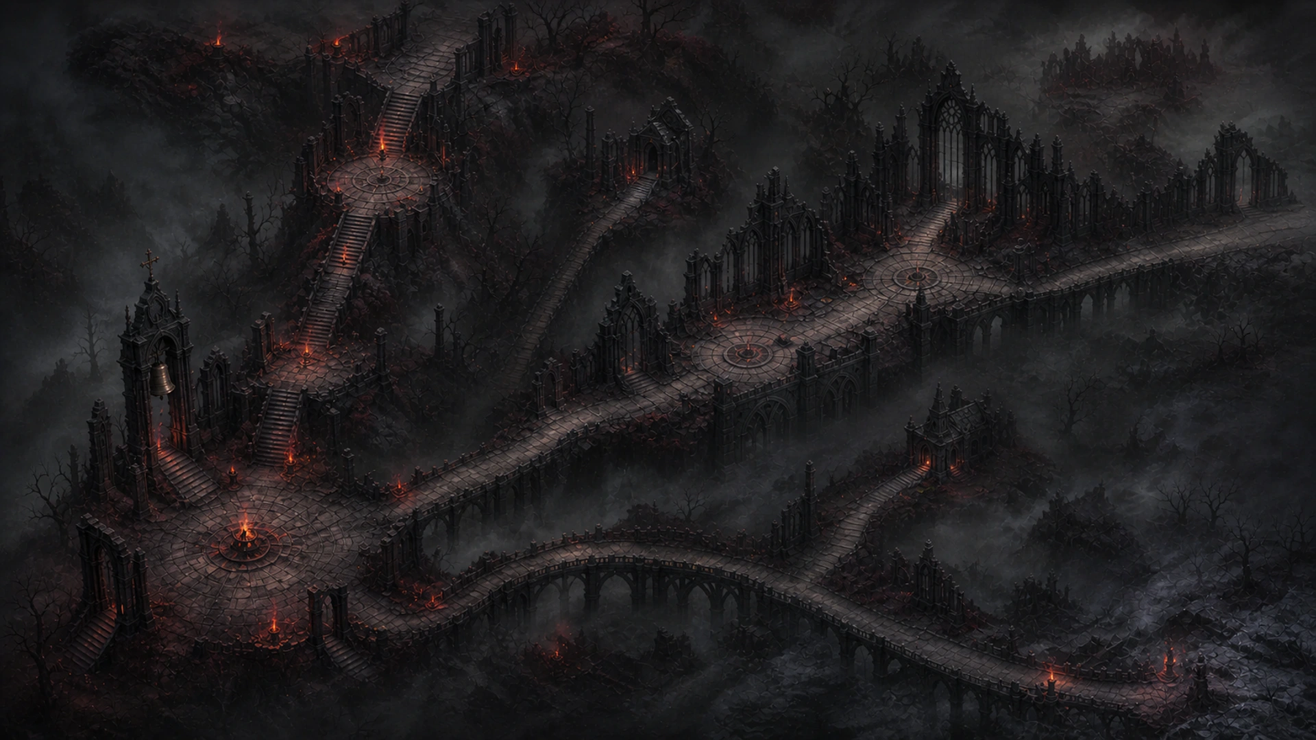 Map of Ashen Abbey