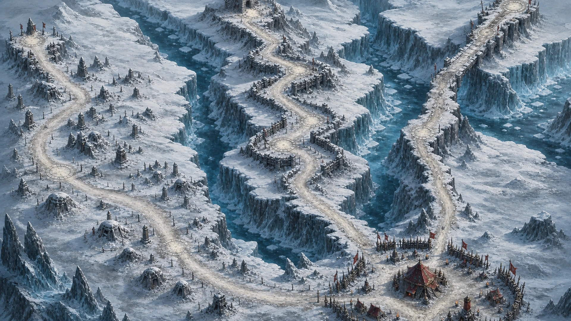 Map of Frostgrave March
