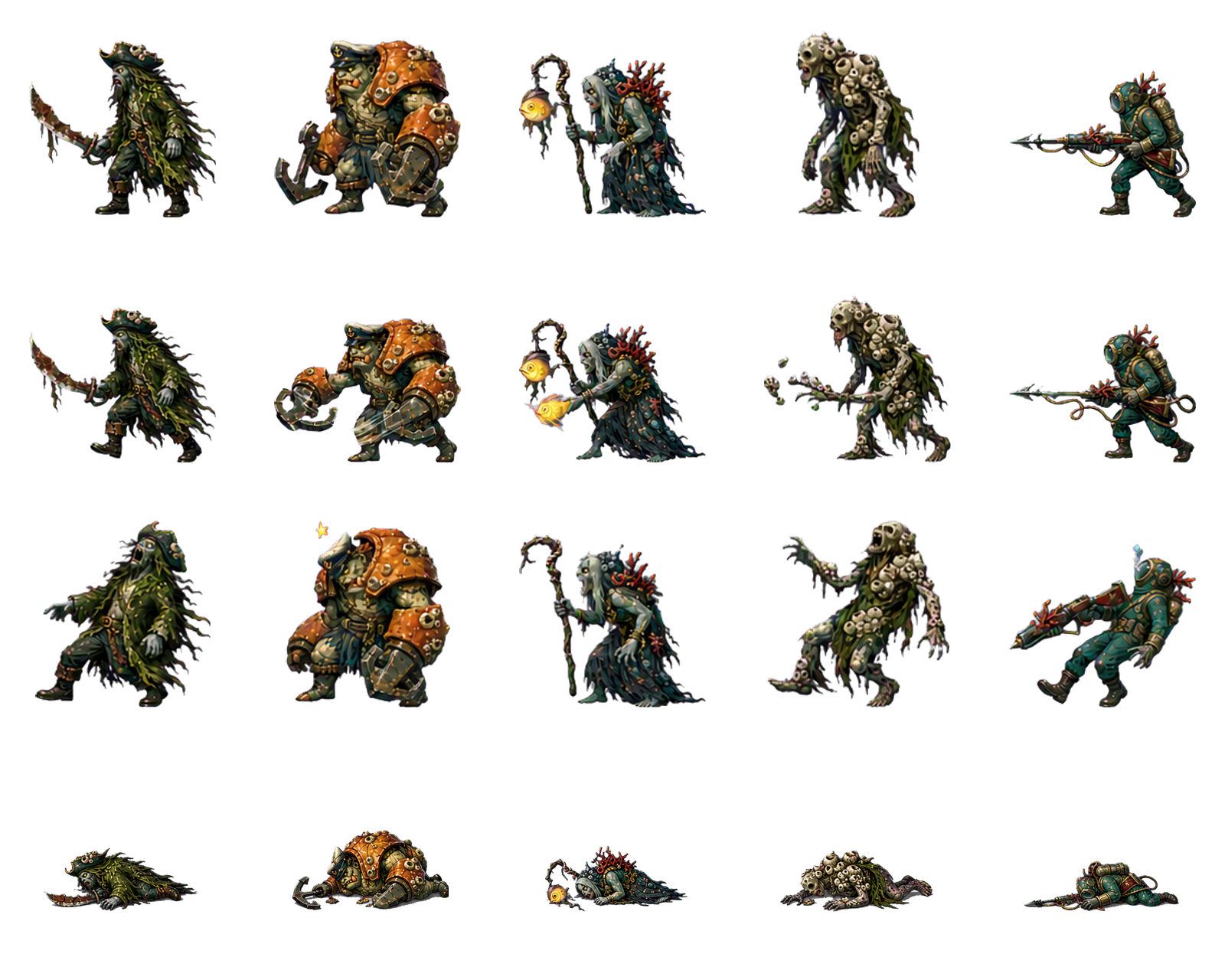 Bone-Tide Coast monsters