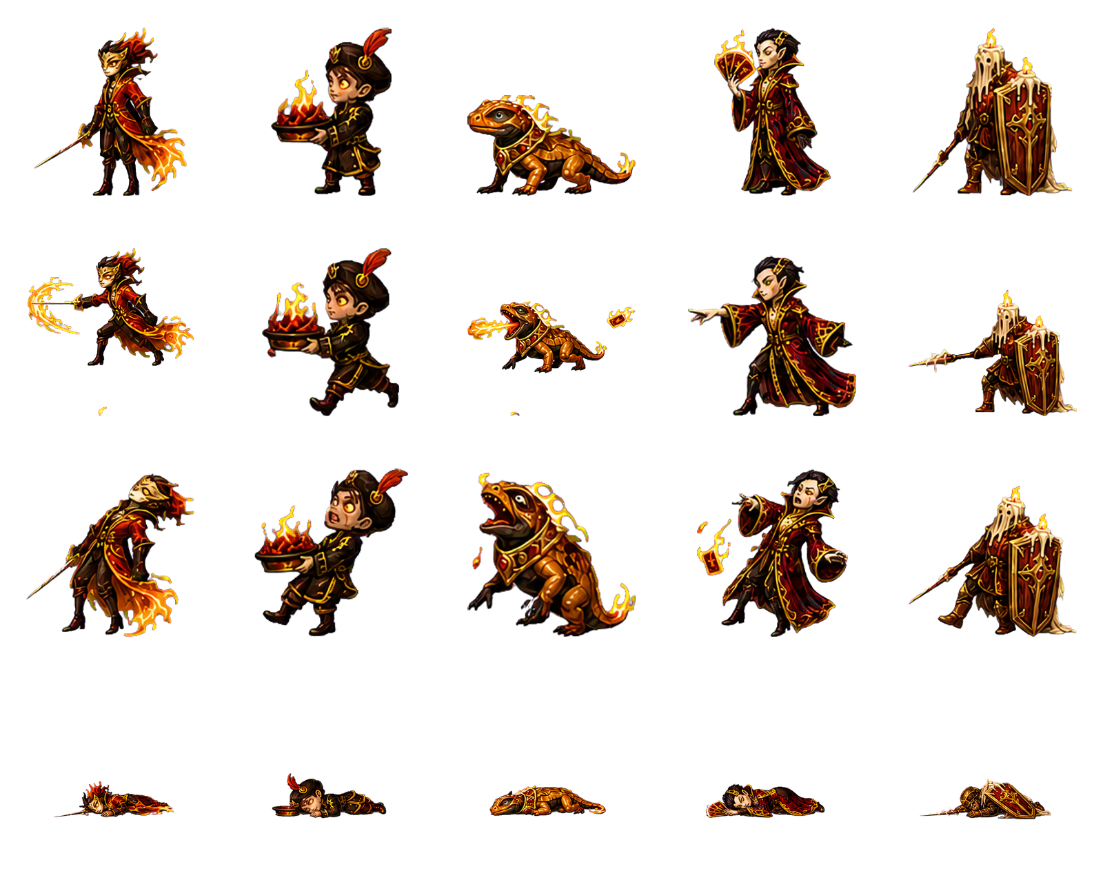 Ember Court monsters