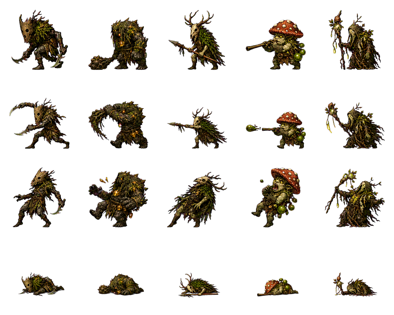Grimwood Hollows monsters